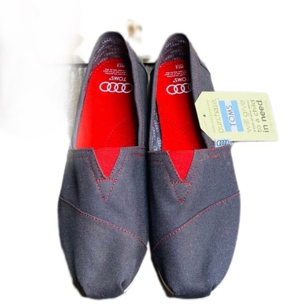 NWT Toms Unisex Shoes Audi Ash Men’s Size 7.5/Women’s Size 9.5